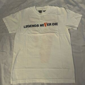 Juice World x Vlone 999 Legends Never Die white tee size small NWOT
